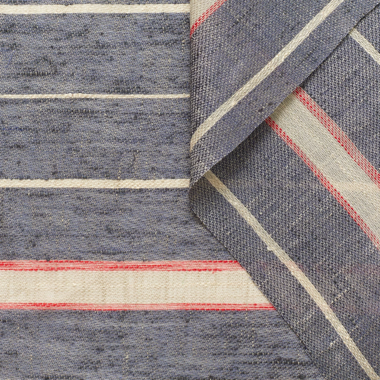 T22N01276 | Silk & Linen Striped Tweed 3 T22N01276 | Silk & Linen Striped Tweed