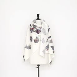 T22N01280 | Felt Inlaid With Coloured Yarns 8 T22N01280 | Felt Inlaid With Coloured Yarns -Nona Source Shop T22N01280 CannoliCream 02