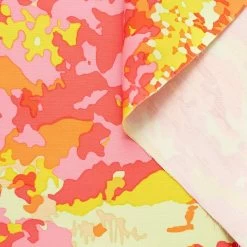 T22N01291 | Wool & Silk Colorful Camo 8 T22N01291 | Wool & Silk Colorful Camo -Nona Source Shop T22N01291 Cayenne 01