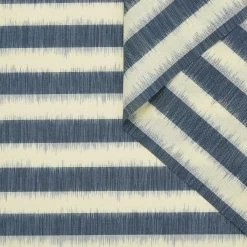 T22N01305 | Blurry Stripe Cotton Canvas -Nona Source Shop T22N01305 RealTeal 01