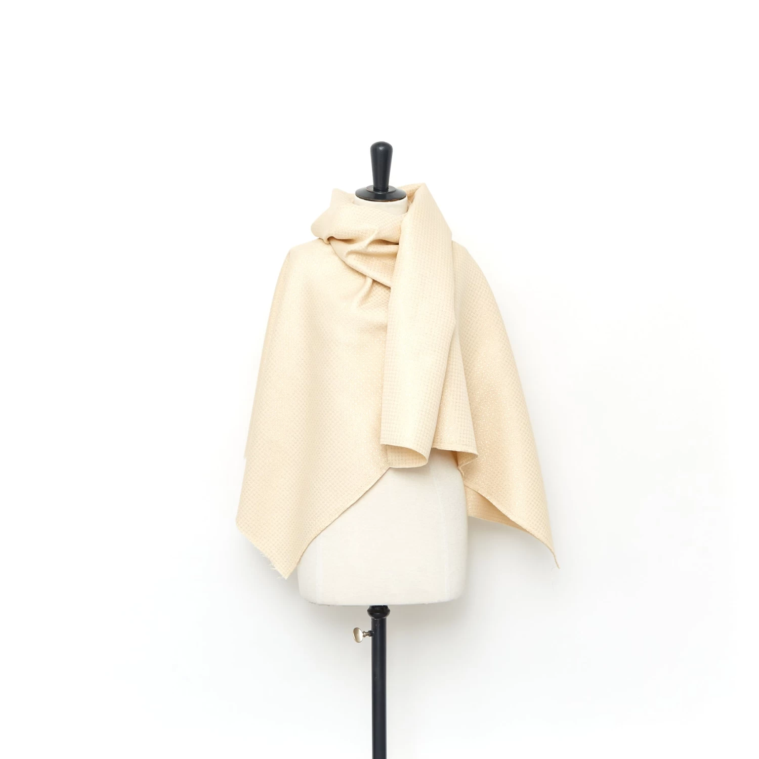 T22N01377 | Lurex Houndstooth Silk Canvas 4 T22N01377 | Lurex Houndstooth Silk Canvas - Image 2