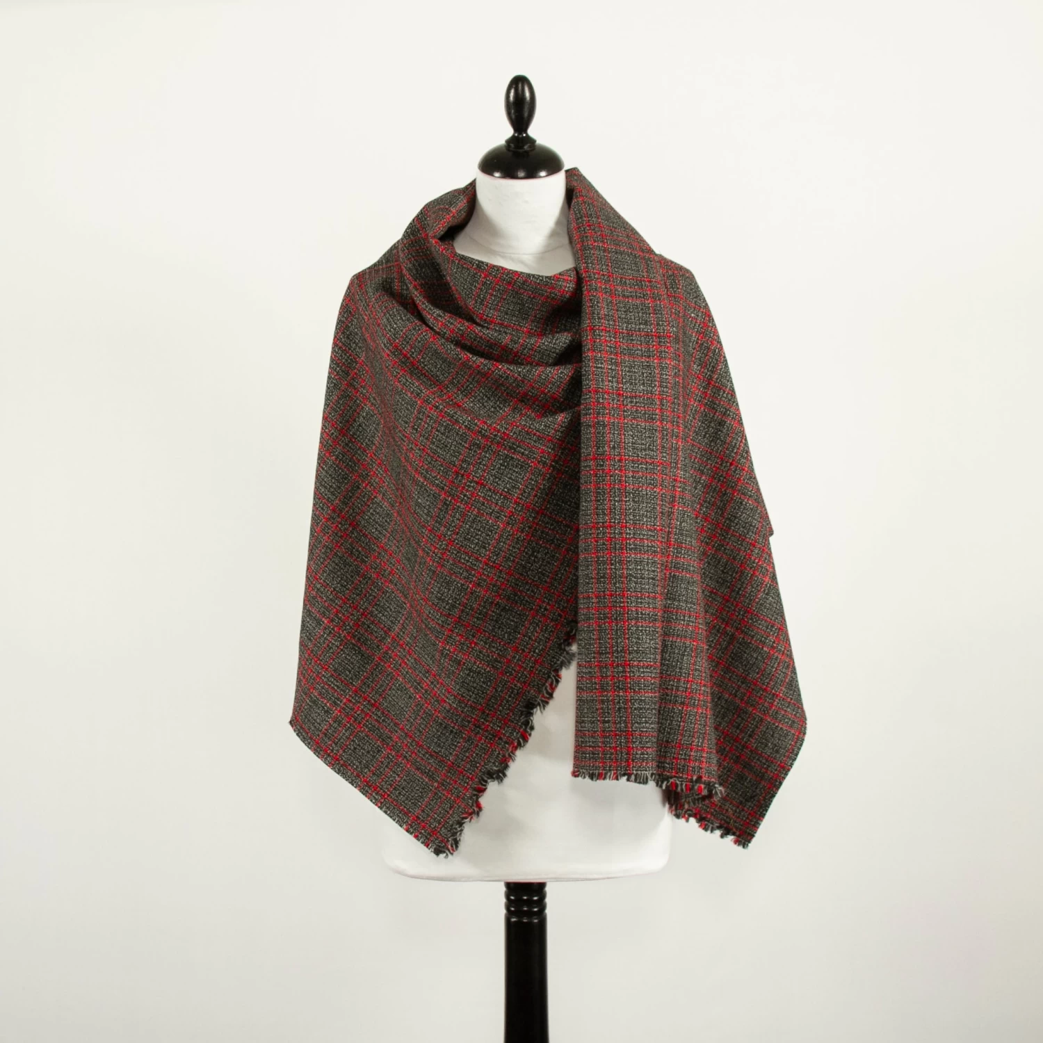 T22O01218 | Melange Checked Wool 4 T22O01218 | Melange Checked Wool - Image 2