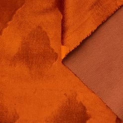 T22Q03257 | Embossed Shiny Silk Velvet -Nona Source Shop T22Q03257 PumpkinSpice 01