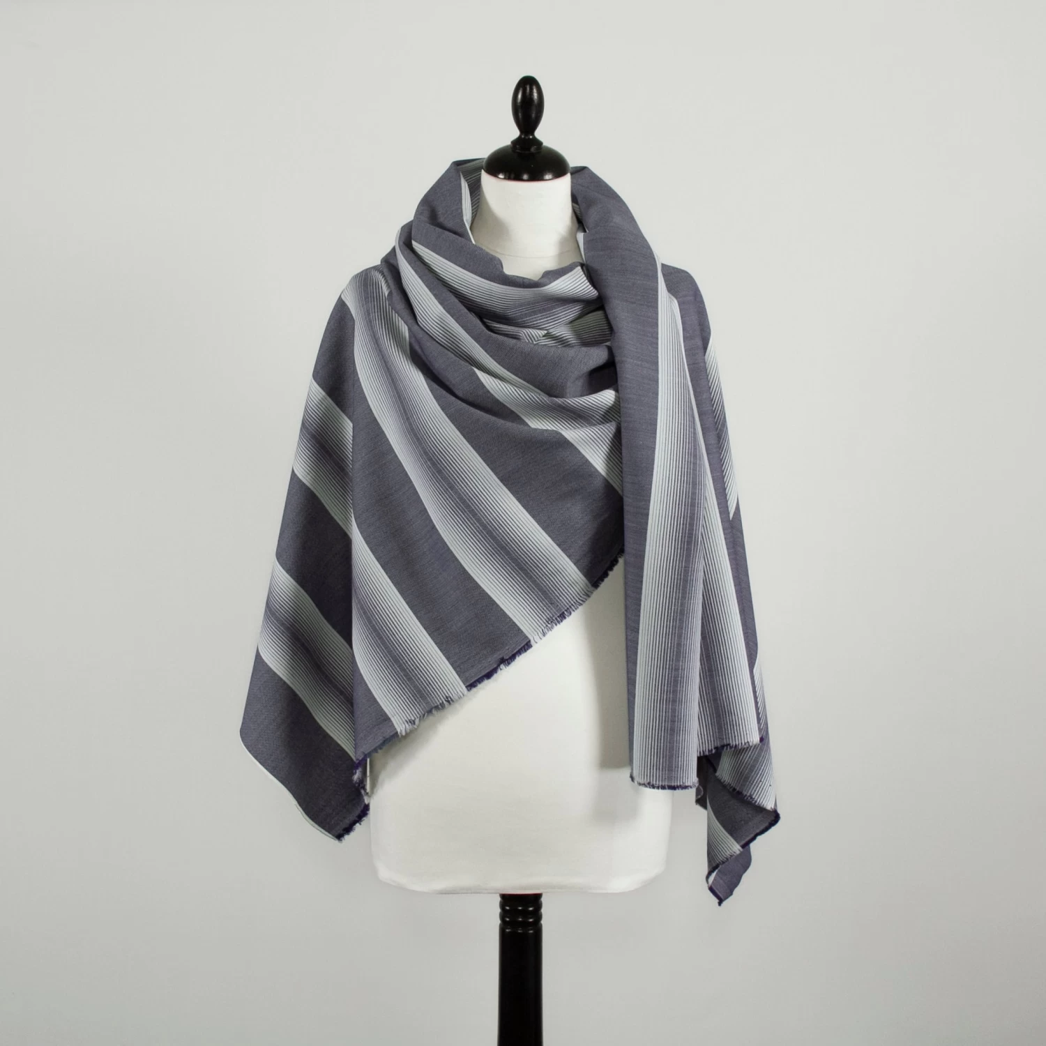 T22V03366 | Wool & Cotton Striped Basket Weave 4 T22V03366 | Wool & Cotton Striped Basket Weave - Image 2