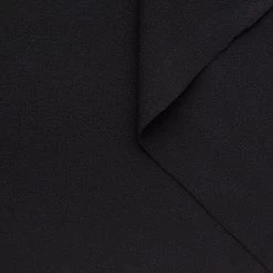 T22W03463 | Sheer Wool Crepe -Nona Source Shop T22W03463 Black 01