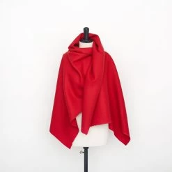 T22Z03803 | Double Face Cashmere Drap -Nona Source Shop T22Z03803 ScarletSage 02