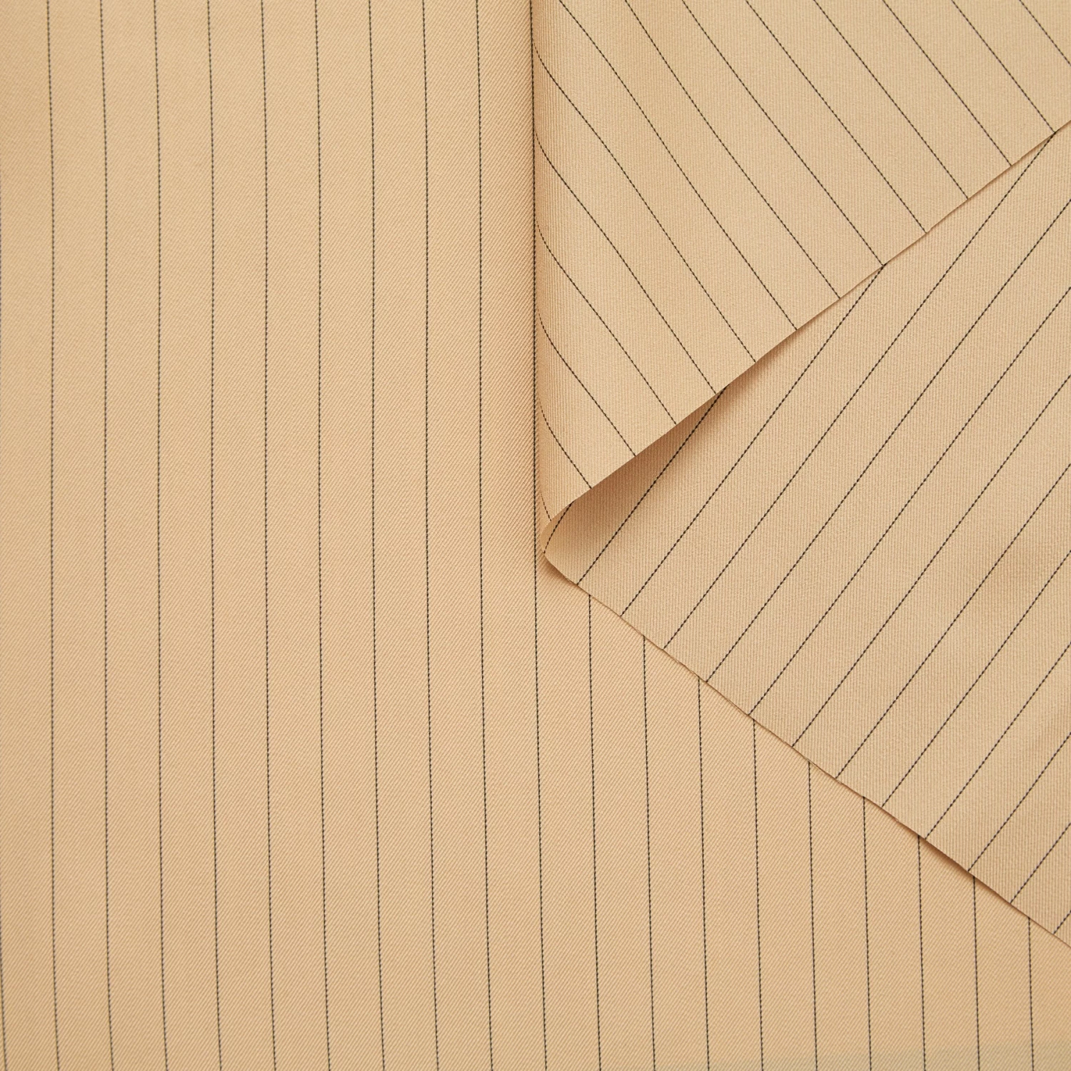 T23A05540 | Pinstripe Wool & Silk Twill 3 T23A05540 | Pinstripe Wool & Silk Twill