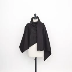 T23B04557 | Stretch Cotton Gabardine -Nona Source Shop T23B04557 Black 02