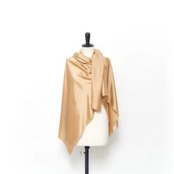 T23B06111 | Stretch Viscose & Cupro Lining 7 T23B06111 | Stretch Viscose & Cupro Lining -Nona Source Shop T23B06111 Tan 02