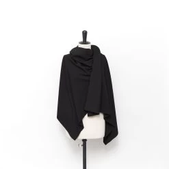 T23B06180 | Wool Twill -Nona Source Shop T23B06180 Black 02