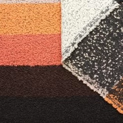 T23C04948 | Striped Curly Alpaca Blanket