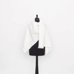 T23C05047 | Textured Linen Canvas OEKOTEX -Nona Source Shop T23C05047 WhiteAlyssum 02