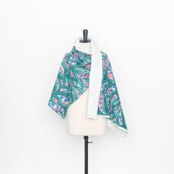 T23K04074 | Palm Print Gabardine -Nona Source Shop T23K04074 DeepSea 02