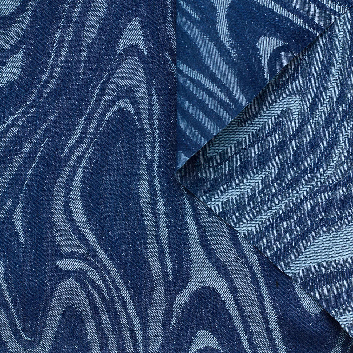 T23K04077 | Moire Denim Jacquard 3 T23K04077 | Moire Denim Jacquard