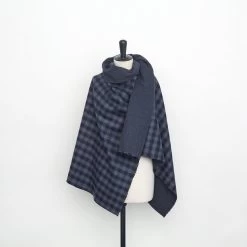 T23K04214 | Gingham Hairy Wool Drap -Nona Source Shop T23K04214 Spellbound 02