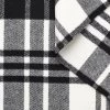 T23M05062 | Splittable Tartan Virgin Wool Coating 2 T23M05062 | Splittable Tartan Virgin Wool Coating -Nona Source Shop T23M05062 BrilliantWhite 01