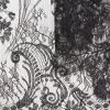 T23M05762 | Scalloped Bouquet Lace 41cm 2 T23M05762 | Scalloped Bouquet Lace 41cm -Nona Source Shop T23M05762 Black 01