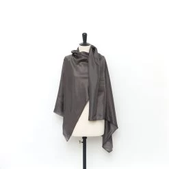 T23V05836 | Sheer Lustre Cupro Lining 12 T23V05836 | Sheer Lustre Cupro Lining -Nona Source Shop T23V05836 Obsidian 02