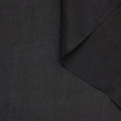 T23V05858 | Viscose & Linen Gauze -Nona Source Shop T23V05858 Black 01