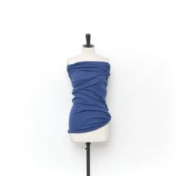 T23V05883 | Tubular Ribbed Cotton Jersey -Nona Source Shop T23V05883 TwilightBlue 02