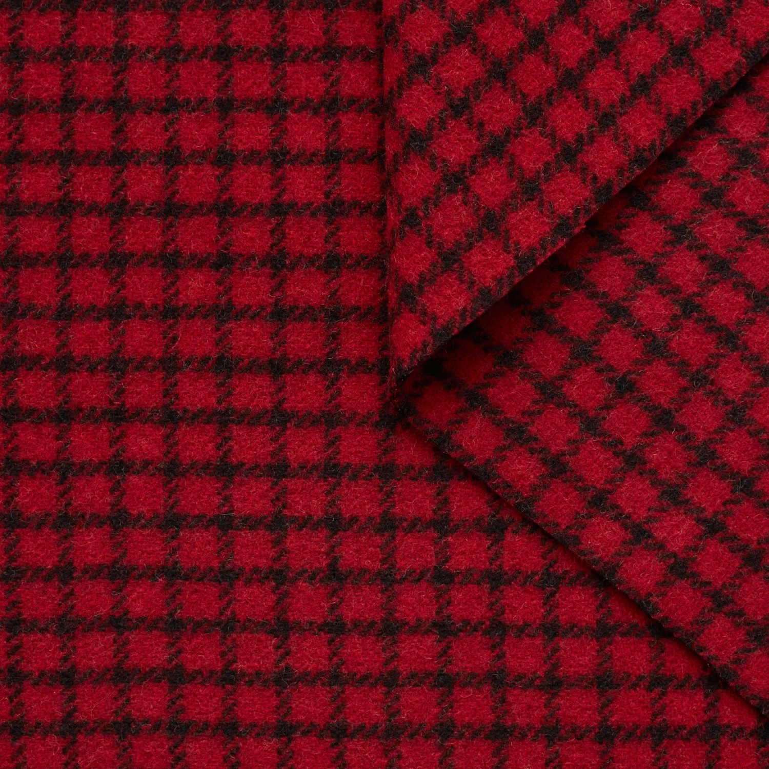 T23W04763 | Splittable Checked Wool Drap 3 T23W04763 | Splittable Checked Wool Drap