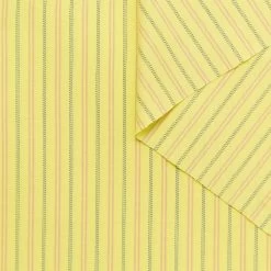 T23W06018 | Stripe Cotton Fil à Fil -Nona Source Shop T23W06018 LemonMeringue 01