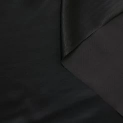 T24A09321 | Cotton & Viscose Satin -Nona Source Shop T24A09321 Black 01