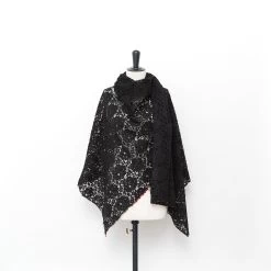 T24B08866 | Stretch Bourdon Lace -Nona Source Shop T24B08866 Black 02