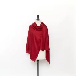 T24B10623 | Washed Silk Pongee GOTS -Nona Source Shop T24B10623 ChiliPepper 02