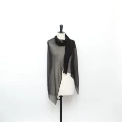 T24C10839 | Silk Crepon -Nona Source Shop T24C10839 Black 02