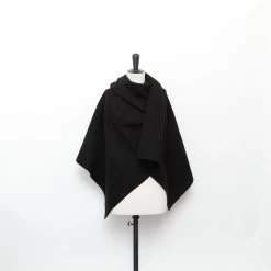 T24C10889 | Splittable Brushed Wool Drap -Nona Source Shop T24C10889 Black 02