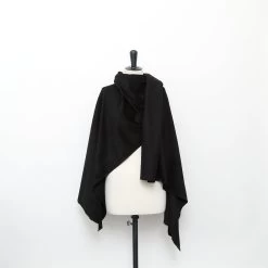T24C10891 | Brushed Wool Drap -Nona Source Shop T24C10891 Black 02