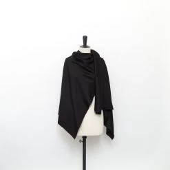 T24C10933 | Wool Twill Suiting RWS 7 T24C10933 | Wool Twill Suiting RWS -Nona Source Shop T24C10933 Black 02