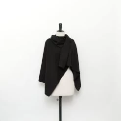 T24C10975 | Cotton & Silk Poplin -Nona Source Shop T24C10975 Black 02