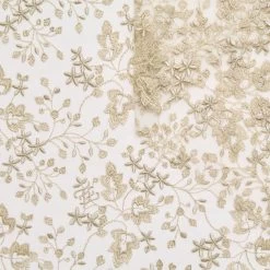 T24C11066 | Embroidered Floral Tulle OEKOTEX