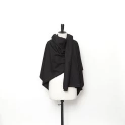 T24J06667 | Wool Suiting -Nona Source Shop T24J06667 Black 02