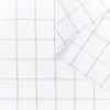 T24J10712 | Check Cotton Poplin -Nona Source Shop T24J10712 BlancdeBlanc 01
