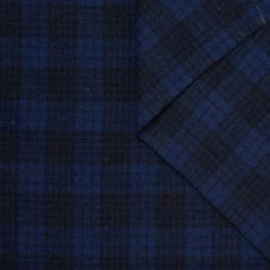 T24K08698 | Brushed Check Drap 12 T24K08698 | Brushed Check Drap -Nona Source Shop T24K08698 BellwetherBlue 01