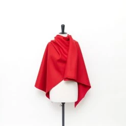T24K08699 | Double Face Brushed Wool Drap -Nona Source Shop T24K08699 Salsa 02