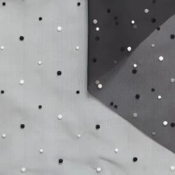 T24M06602 | Plumetis Cotton Organza 8 T24M06602 | Plumetis Cotton Organza -Nona Source Shop T24M06602 Black 01