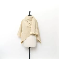 T24M10239 | Irregular Tussah Silk Canvas 7 T24M10239 | Irregular Tussah Silk Canvas -Nona Source Shop T24M10239 CremeBrulee 02