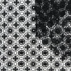 T24M10250 | Medal Cotton Guipure -Nona Source Shop T24M10250 Black 01