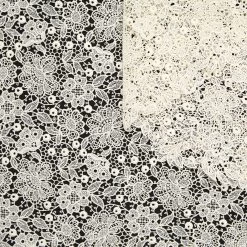 T24M10253 | Floral Cotton Guipure -Nona Source Shop T24M10253 Pristine 01