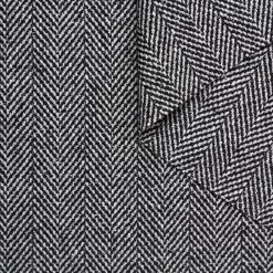 T24M10294 | Wool Herringbone Drap RWS -Nona Source Shop T24M10294 BlancdeBlanc 01