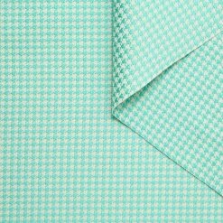 T24M10311 | Houndstooth Jacquard -Nona Source Shop T24M10311 Turquoise 01