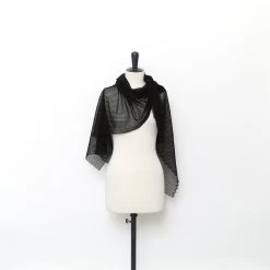 T24M10323 | Cotton Scales Lace 7 T24M10323 | Cotton Scales Lace -Nona Source Shop T24M10323 Black 02