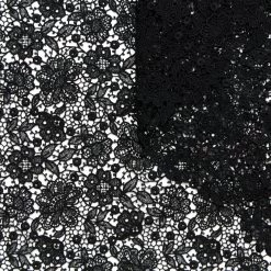 T24M10328 | Floral Guipure 7 T24M10328 | Floral Guipure -Nona Source Shop T24M10328 Black 01