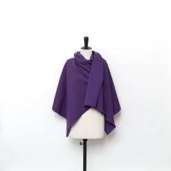 T24M10373 | Wool Bouclette -Nona Source Shop T24M10373 PlumJam 02