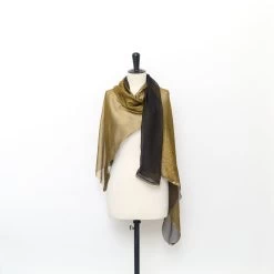 T24M10402 | Sparkling Silk Crepon 7 T24M10402 | Sparkling Silk Crepon -Nona Source Shop T24M10402 PaleGold 02