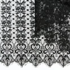 T24M10420 | Silk Flower Buds Chantilly Lace 7 T24M10420 | Silk Flower Buds Chantilly Lace -Nona Source Shop T24M10420 Black 01